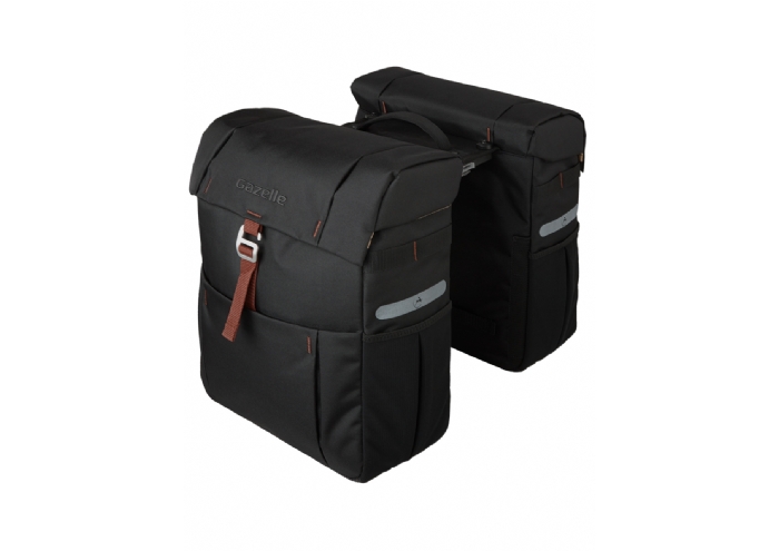 Gazelle Fietstas Enkel Zwart Bruin