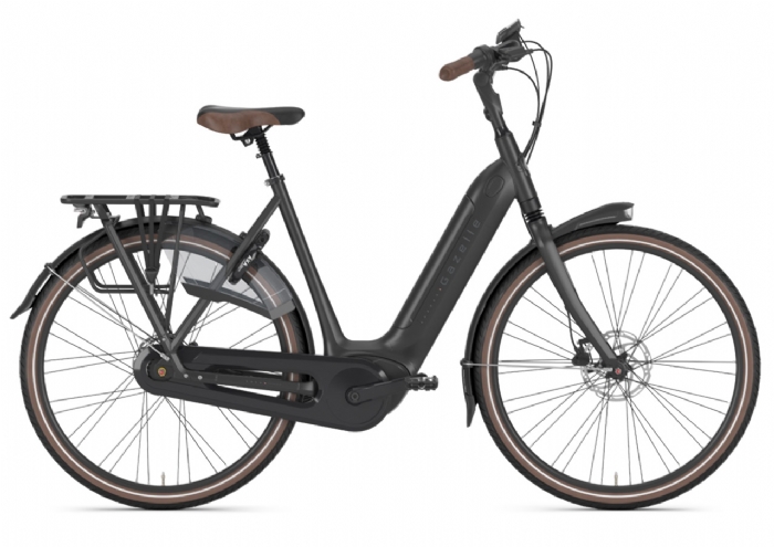 Gazelle Grenoble C8 HMB Dames Black mat