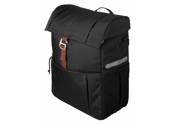 Gazelle Fietstas Enkel Zwart Bruin