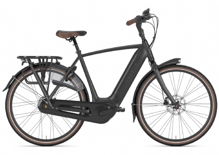 Gazelle Grenoble C8 HMB Heren Black Mat