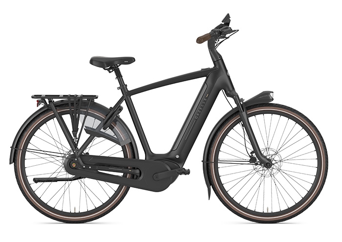 Gazelle Grenoble C8+ HMB Heren Black Mat