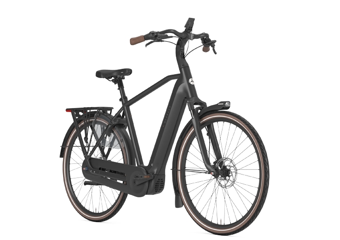 Gazelle Grenoble C5 HMB Heren Black Mat