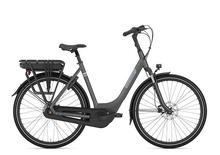 Gazelle Paris C7+ HMB Dames Anthracite Mat