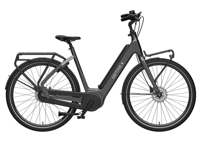 Cortina E-Common Family Integrated Dames Eclips Black Glos